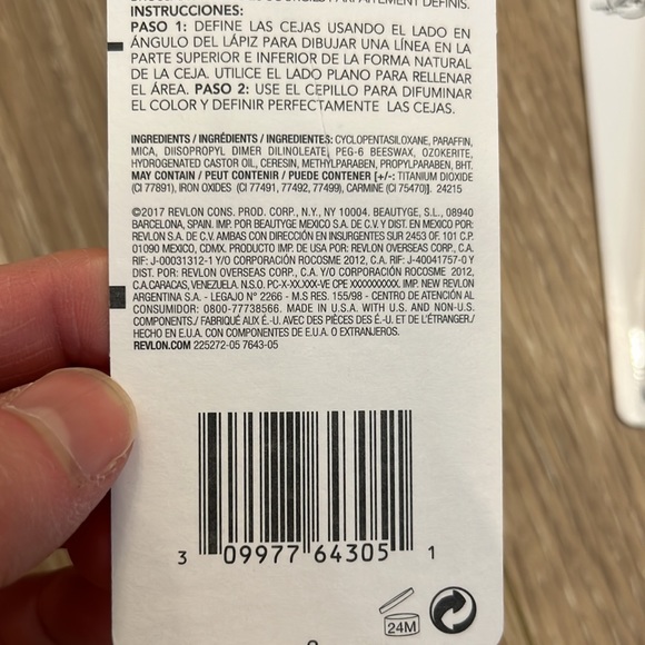 *NEW* (2 pack) Revlon Colorstay Waterproof Brow Pencil - Soft Black 225 - Picture 6 of 8